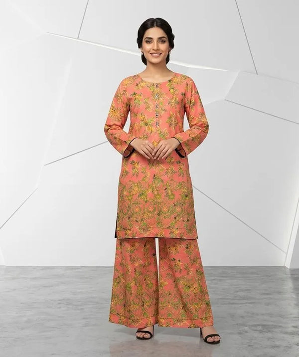 Lawn Printed Kurta Set for Women